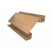 Планка угла внутреннего сложного Экобрус Grand Line 0,45 Print Elite Honey Wood TwinColor (2м)