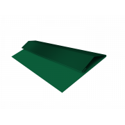 Планка стартово-финишная (Блок-хаус, Экобрус) Grand Line 0,45 PE-Double с пленкой RAL 6005 зеленый мох (2м)