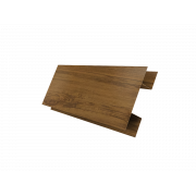 Планка H-образная Экобрус 0,45 Print-Double Elite с пленкой Golden Wood (3м)