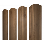 Штакетник Круглый фигурный 0,45 Print Premium Pine Wood Fresh