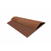 Планка стартово-финишная (Блок-хаус, Экобрус) Grand Line 0,4 Print Premium Golden Wood Fresh TwinColor (2м)