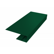 J-Профиль 12мм 0,45 PE-Double с пленкой RAL 6005 зеленый мох (2м)