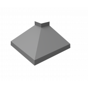 Угол отлива внешний 150 0,45 PE с пленкой RAL 9006бело-алюминиевый