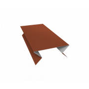 Планка угла внешнего составная нижняя 0,45 Drap ST RAL 8004 терракота (2м)