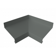 Угол отлива внутренний 50 0,45 PE с пленкой RAL 7005 мышино-серый