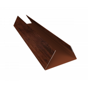 Планка стыковочная составная нижняя 0,45 Print Elite Cherry Wood TwinColor (2м)