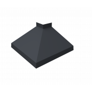 Угол отлива внешний 100 0,4 PE с пленкой RAL 7024 мокрый асфальт