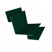 Угол внутренний сложный 90 градусов 0,5 Satin с пленкой RAL 6005 зеленый мох (2м)