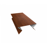 Планка угла внешнего составная нижняя 0,45 Print-Double Premium Golden Wood Fresh (3м)