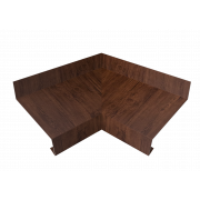 Угол отлива внутренний 50 0,45 Print Premium с пленкой Cherry Wood Fresh TwinColor