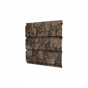 Софит металлический без перфорации 0,45 Print Elite с пленкой King Stone TwinColor