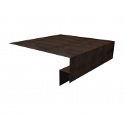 Планка околооконная сложная (Блок-хаус, Экобрус) Grand Line 250х50х25 0,45 Print Elite Antique Wood TwinColor (2м)