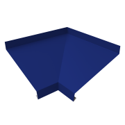 Угол отлива внутренний 200 0,45 PE с пленкой RAL 5002 ультрамариново-синий