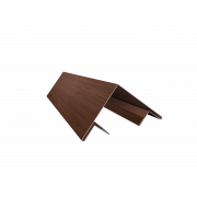 Планка угла внешнего составная верхняя 0,45 Print Elite Choco Wood TwinColor (3м)