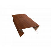 Планка угла внешнего составная нижняя 0,4 Print Premium Golden Wood Fresh TwinColor (3м)