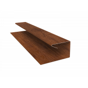 Планка П-образная завершающая сложная (КД) 0,45 Print-Double Premium Golden Wood Fresh (2м)