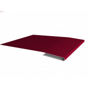 Планка начальная 0,45 PE с пленкой RAL 3003 рубиново-красный (3м)