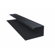 Планка П-образная (Блок-хаус, Экобрус) Grand Line 0,45 Print Premium Grey Wood TwinColor (3м)