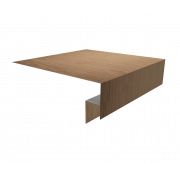 Планка околооконная сложная (Блок-хаус, Экобрус) Grand Line 250х50х25 0,45 Print Elite Honey Wood TwinColor (2м)