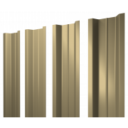 Штакетник П-образный В с прямым резом 0,4 PE RAL 1014 слоновая кость