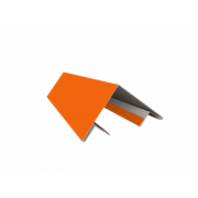 Планка угла внешнего составная верхняя 0,45 PE с пленкой RAL 2004 оранжевый (2м)