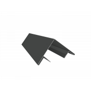 Планка угла внешнего составная верхняя 0,5 Velur X RAL 7016 антрацитово-серый (3м)