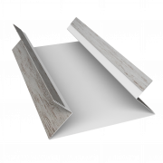 Планка угла внутреннего составная верхняя 0,45 Print Elite Snow Wood TwinColor (3м)