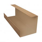 Планка угла внутреннего составная нижняя 0,45 Print Elite Honey Wood TwinColor (3м)