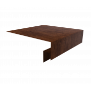 Планка околооконная сложная (Блок-хаус, Экобрус) Grand Line 200х50х25 0,45 Print-Double Premium Cherry Wood Fresh (2м)