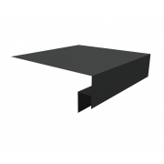 Планка околооконная сложная 200х50х18 (j-фаска) 0,45 0,45 PE-Double с пленкой RAL 7016 антрацитово-серый (3м)