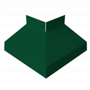 Угол отлива внешний 70 0,45 PE с пленкой RAL 6005 зеленый мох