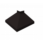 Угол отлива внешний 150 0,5 Satin Matt с пленкой RAL 9005 черный