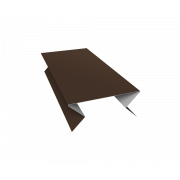 Планка угла внешнего составная нижняя 0,5 PurLite Matt RAL 8017 шоколад (3м)
