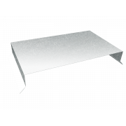 Парапетная крышка прямая 390мм 0,5 Zn (2м)