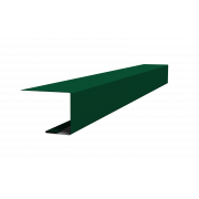 Планка завершающая для Кликфальц Pro 0,45 Drap RAL 6005 зеленый мох (3м)