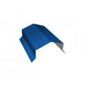 Парапетная крышка угольная 125мм 0,4 PE с пленкой RAL 5005 сигнальный синий (2,5м)