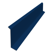 Планка примыкания в штробу 60 0,45 PE с пленкой RAL 5005 сигнальный синий (3м)