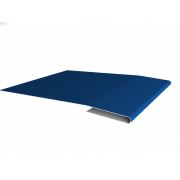 Планка начальная 0,45 PE с пленкой RAL 5005 сигнальный синий (3м)