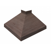 Угол отлива внешний 150 0,45 Print Elite с пленкой White Wood TwinColor