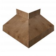 Угол отлива внешний 50 0,45 Print Premium с пленкой Pine Wood Fresh