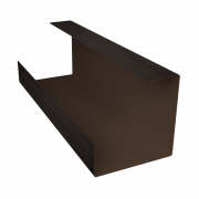Планка угла внутреннего составная нижняя 0,45 Print Elite Coffee Wood TwinColor (3м)