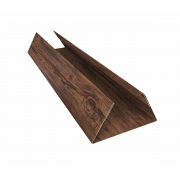 Планка стыковочная составная нижняя 0,45 Print-Double Elite Antique Wood (2м)