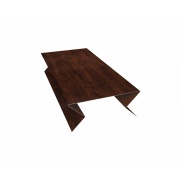 Планка угла внешнего составная нижняя 0,45 Print Elite Cherry Wood TwinColor (3м)