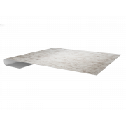 Планка завершающая 0,45 Print Elite Snow Wood TwinColor (2м)