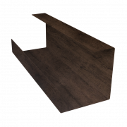 Планка угла внутреннего составная нижняя 0,45 Print-Double Elite Antique Wood (2м)