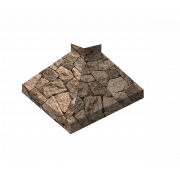 Угол отлива внешний 200 0,45 Print Elite с пленкой King Stone TwinColor