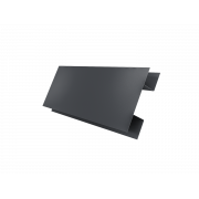 Планка H-образная стыковочная сложная 0,45 Drap-double TX RAL 7024 мокрый асфальт (3м)