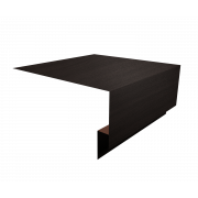 Планка околооконная сложная 200х75х18 (j-фаска) 0,45 Print Elite Coffee Wood TwinColor (3м)