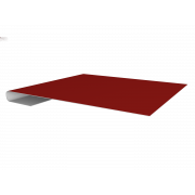 Планка завершающая 0,45 PE с пленкой RAL 3011 коричнево-красный (2м)