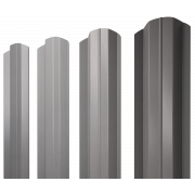 Штакетник М-образный B фигурный 0,45 Print Elite Milky Wood TwinColor